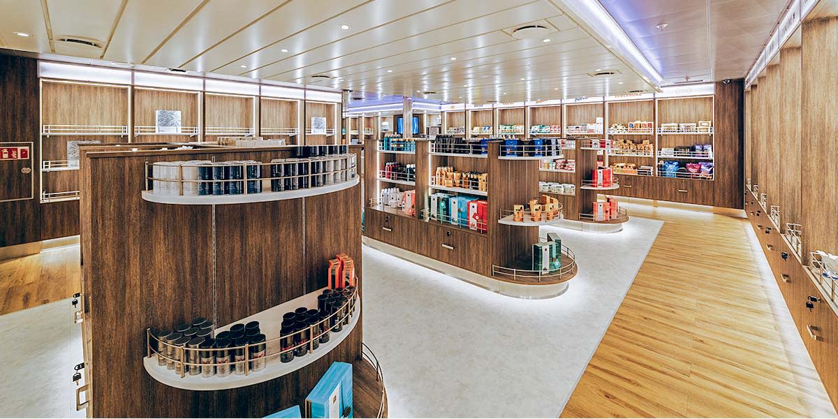 Shop onboard Klaipeda-Karlshamn