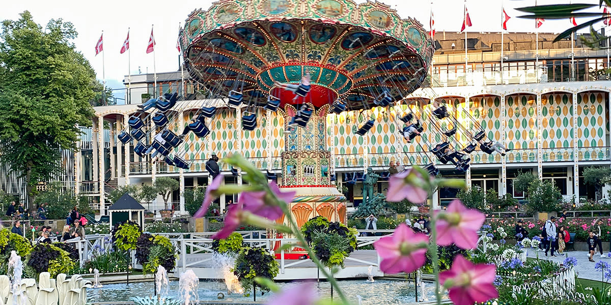 Tivoli in Copenhagen, Denmark