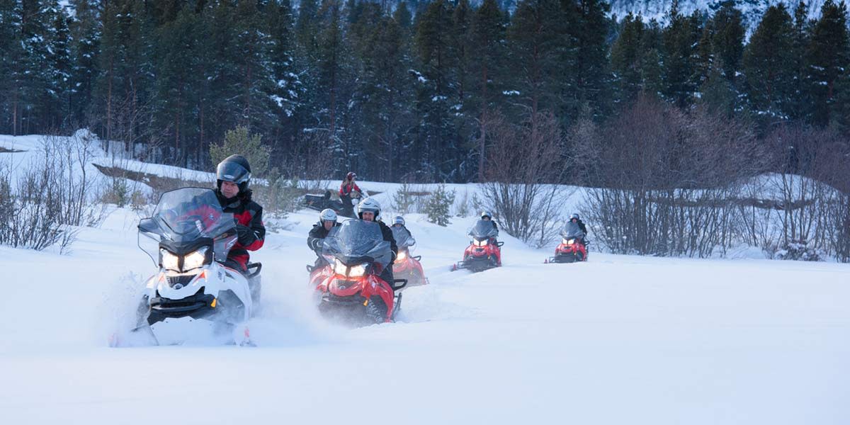 Hafjell snowmobile - Credit VisitNorway.com 