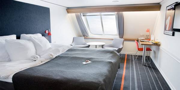  Cabine Commodore vue mer à bord de Copenhague-Oslo