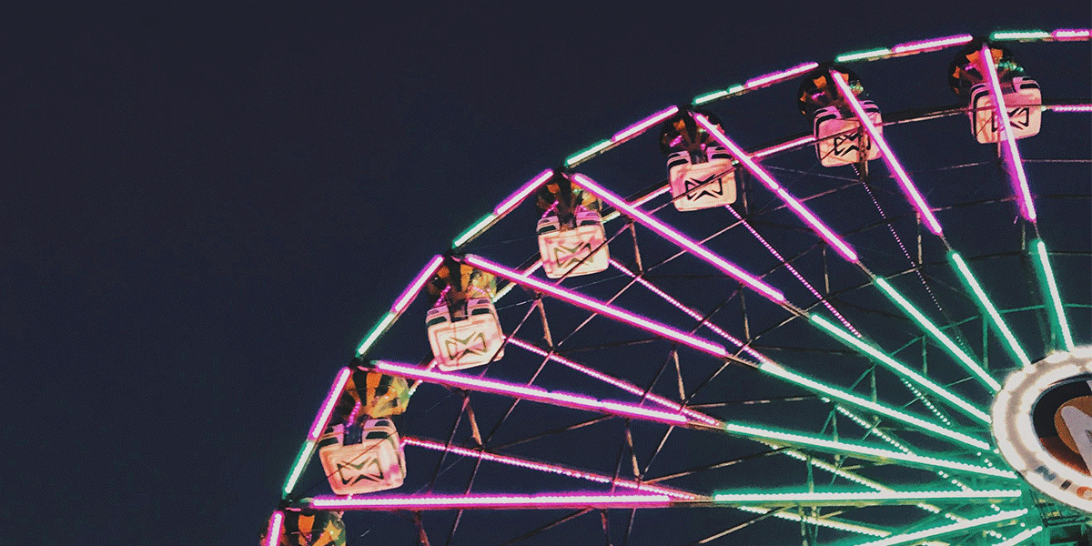 Calais Christmas market - Ferris wheel