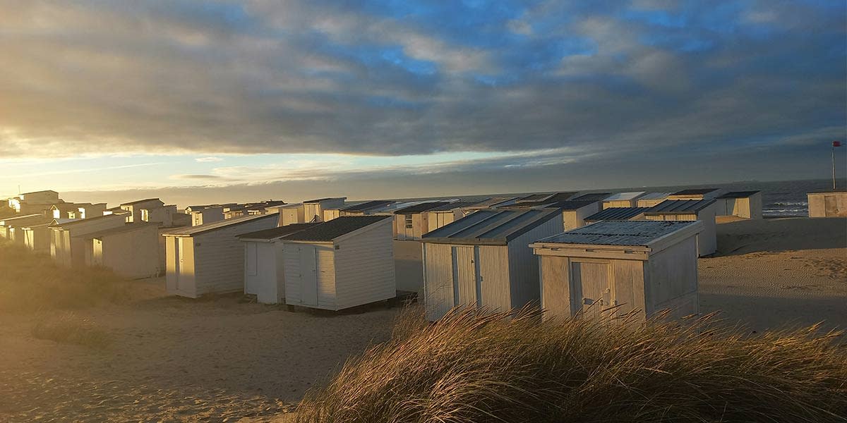 Calais beach cabins