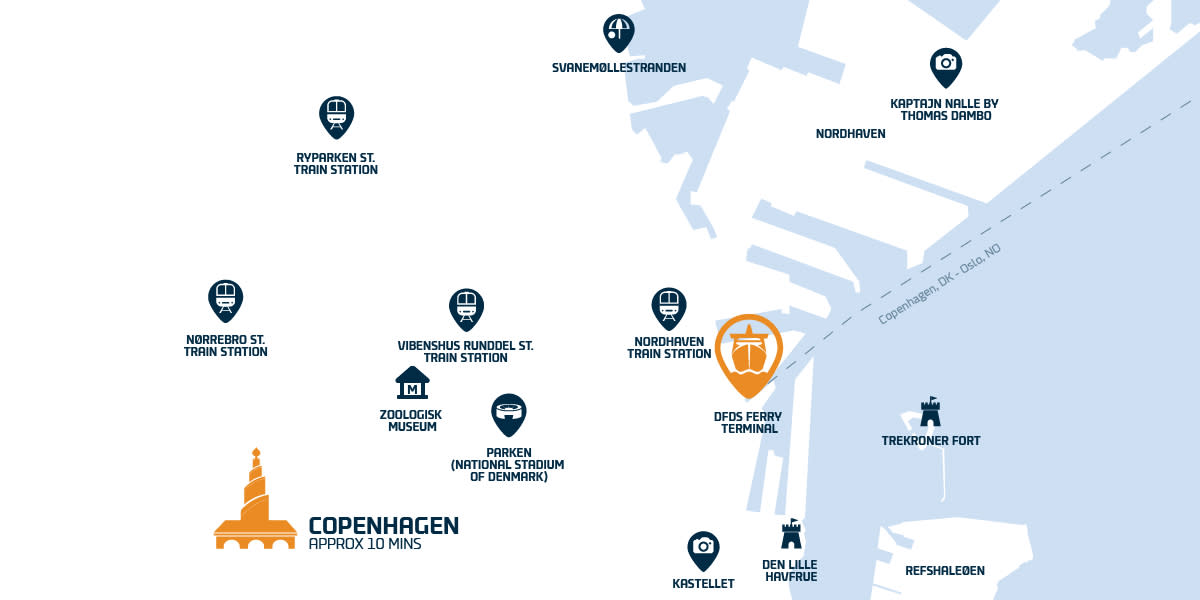 Terminal Map Copenhagen