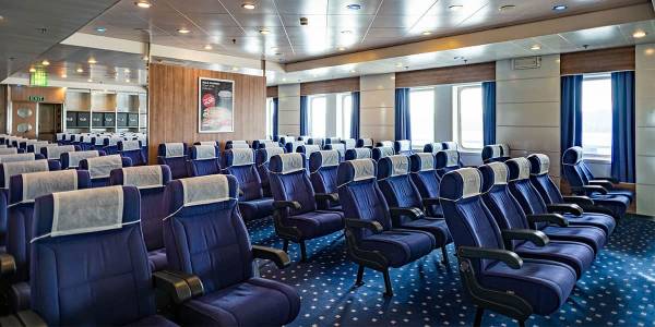 Reclining seats lounge - Regina ferry