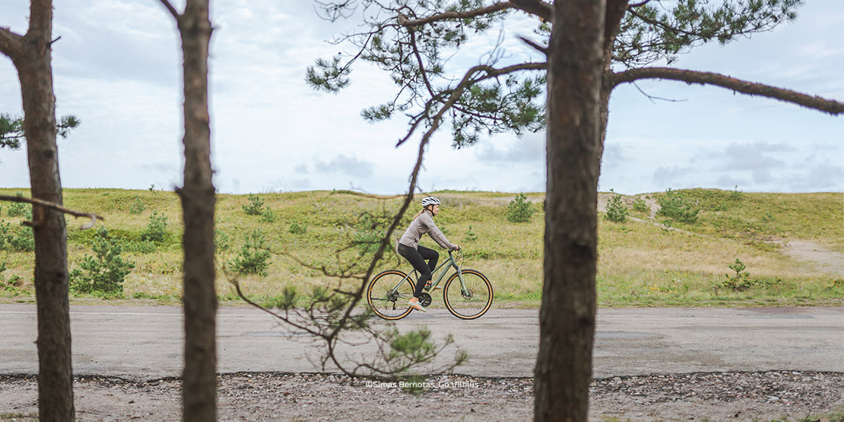 Cycling path, Curonian Spit, Lithuania