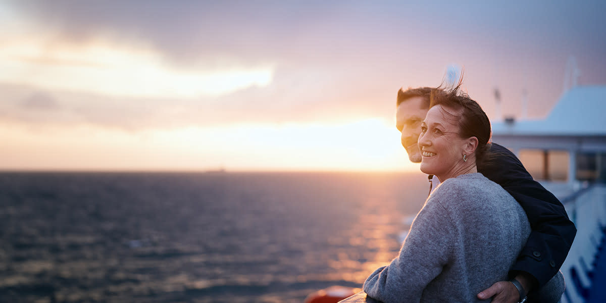Couple onboard DFDS ferry watching the sunset Hero_Couple_exp_30_06_2029.jpg