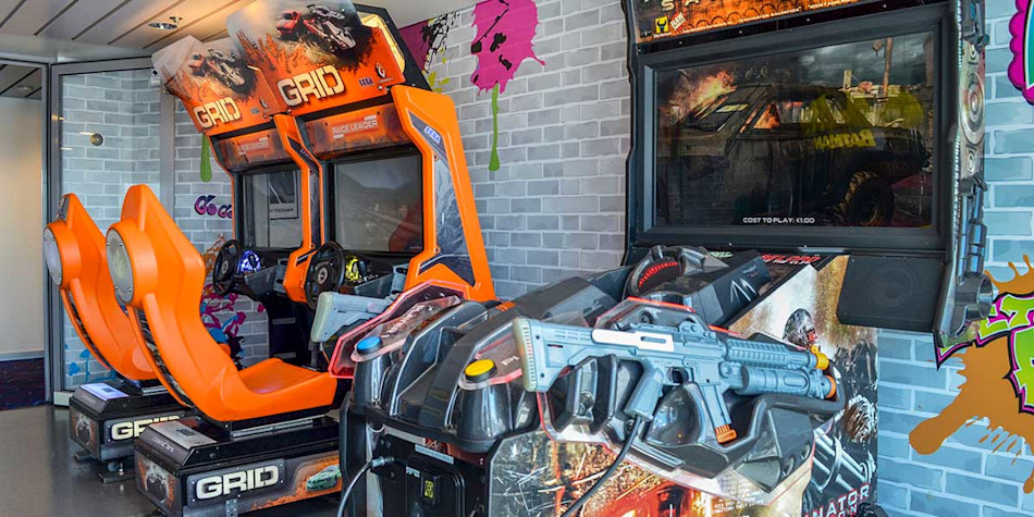 Games and play area onboard 