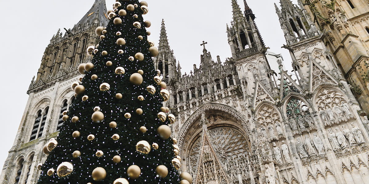Rouen Christmas Tree and Cathedral