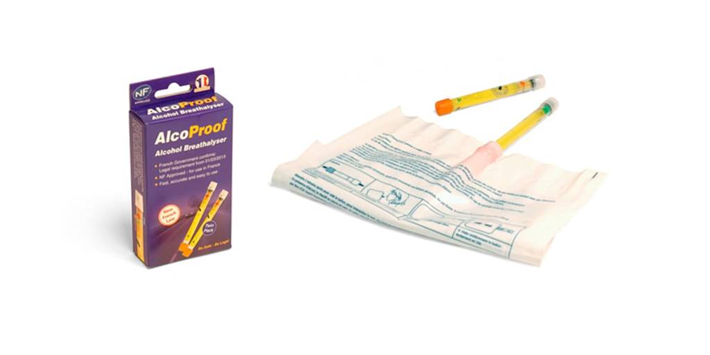 Breathalyser kit Driving in France - Breathalyser kit