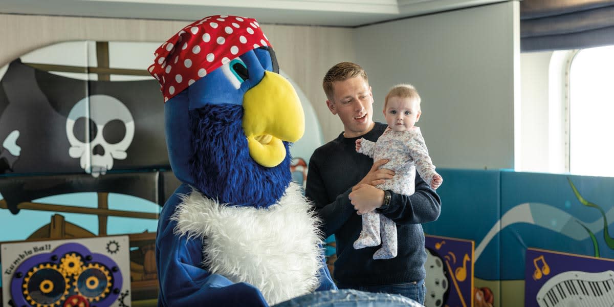 Children entertainment onboard DFDS ferry