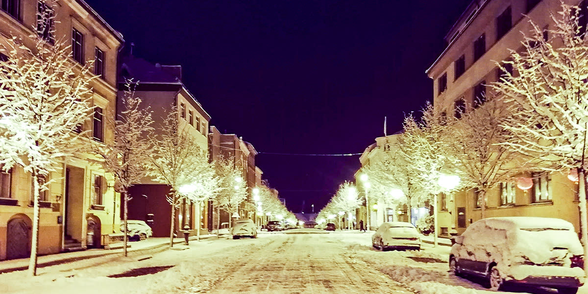 Klaipeda in winter