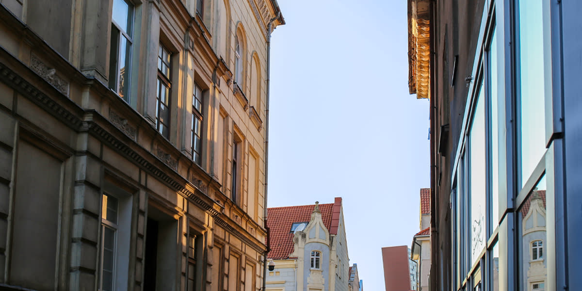 buildings architecture in klaipeda