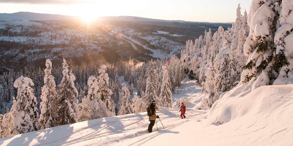 Kvitfjell sunset 