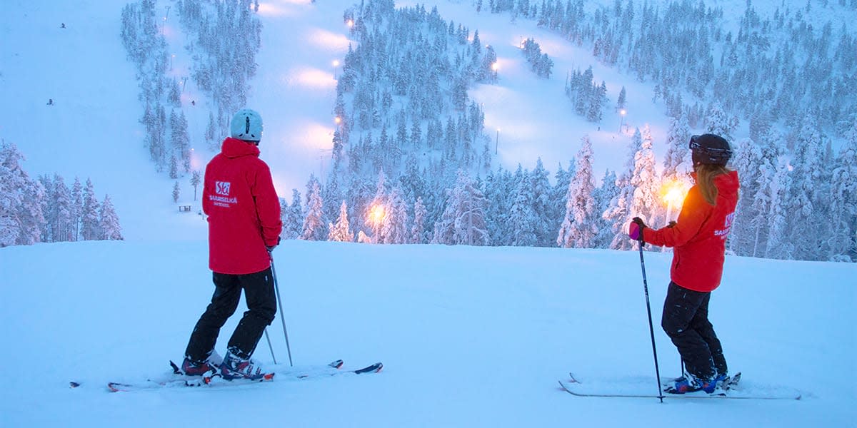 Skiing in Scandinavia, Finland - Saariselka