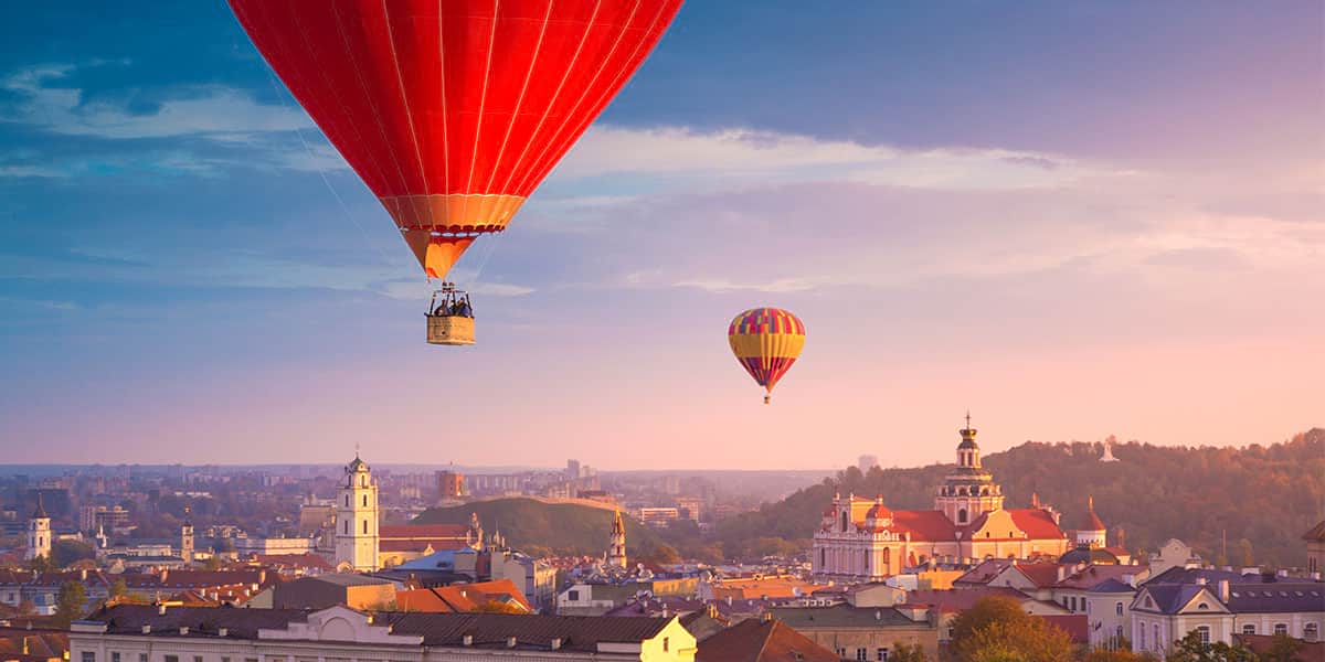 Air balloons in Vilnius