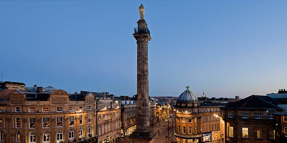 Grey's Monument in Newcastle City Centre 