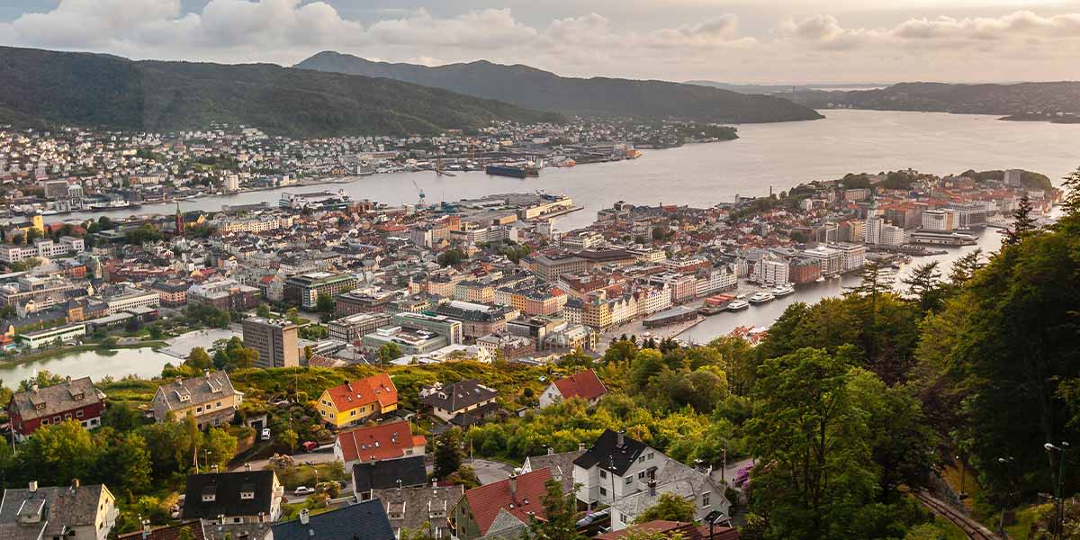 Roadtrip i Norge - Bergen - Fløyen