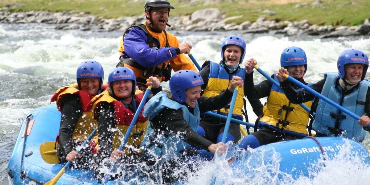 Rafting på Sjoa i Norge -  VisitLillehammer  - Photocredit GoRafting