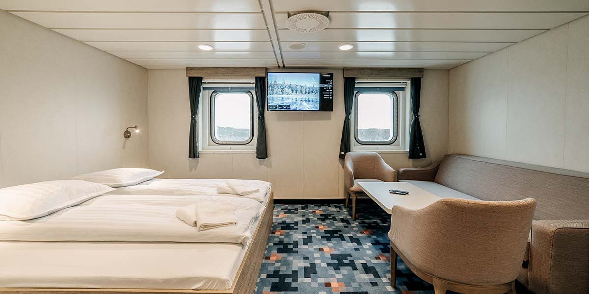 Commodore cabin Klaipeda-Karlshamn