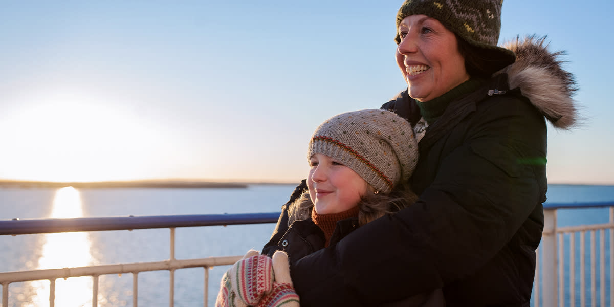 Winter onboard DFDS