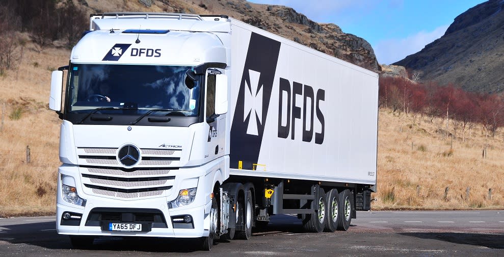 DFDS logistics truck