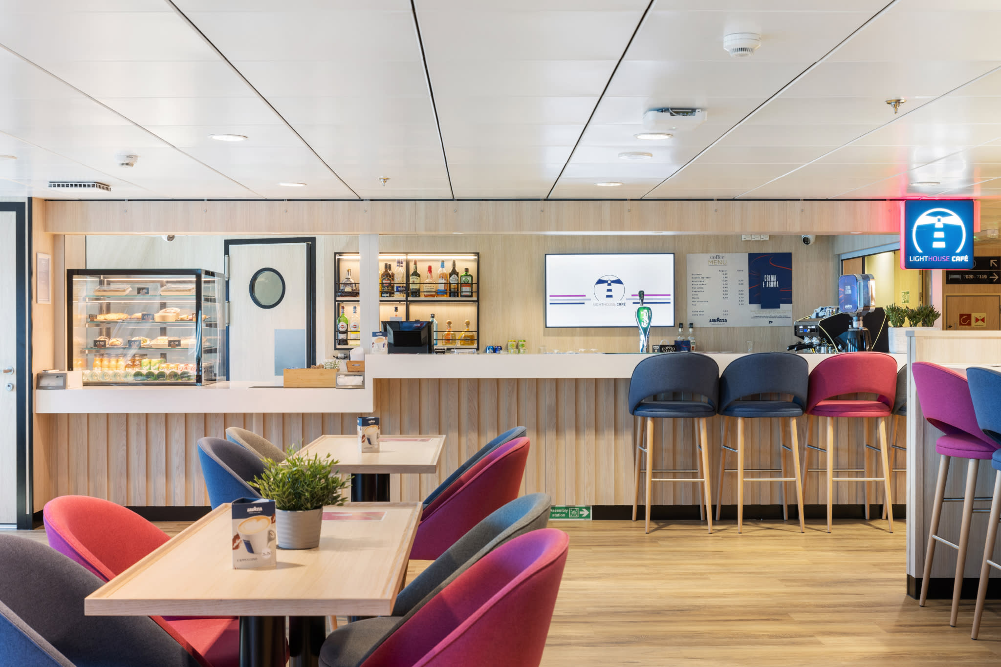 Lighthouse Cafe on Sirena Seaways DFDS
