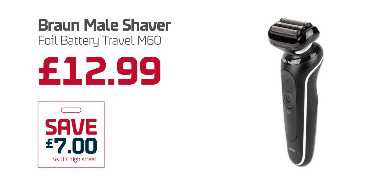 Braun Male Shaver - May 2024