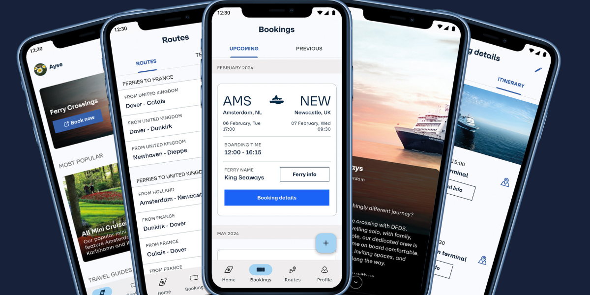 New Passenger App Multiple Screens View