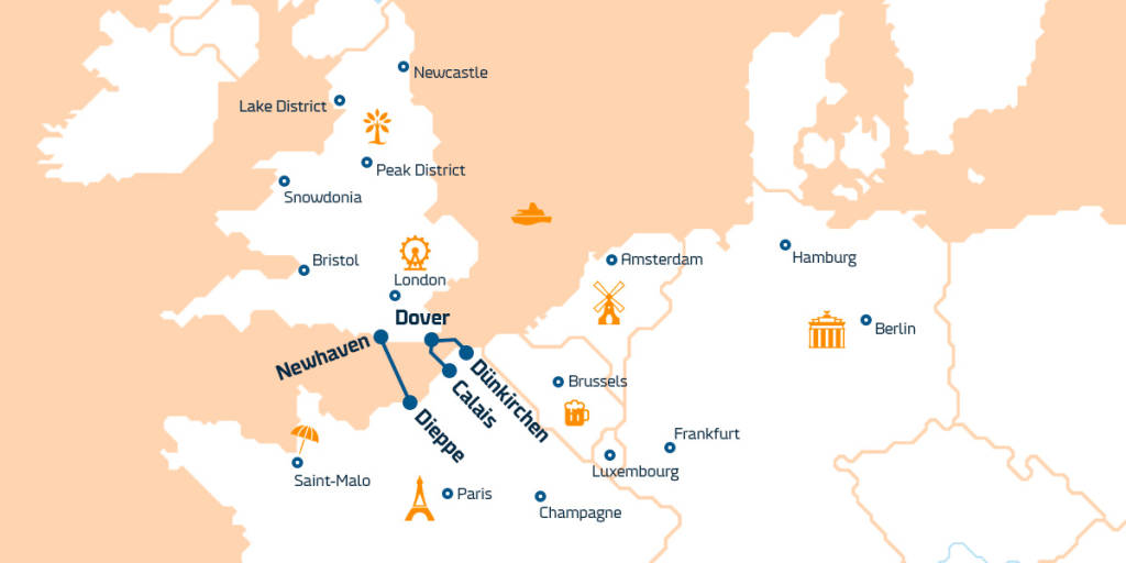 France Route Map
