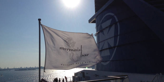 Mermaid bar på dekk på ruten Oslo-København