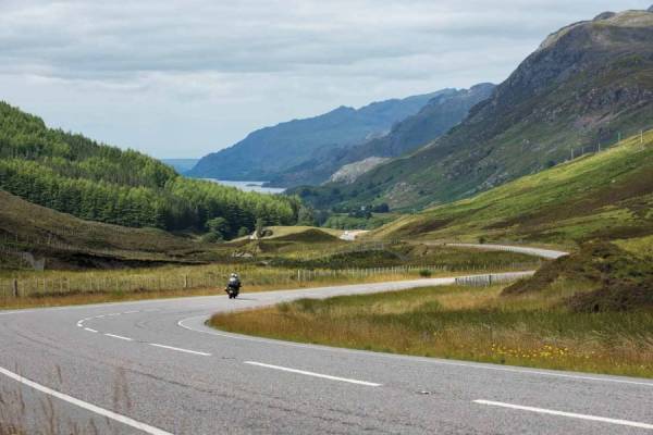 Highlands Scotland motorcycle