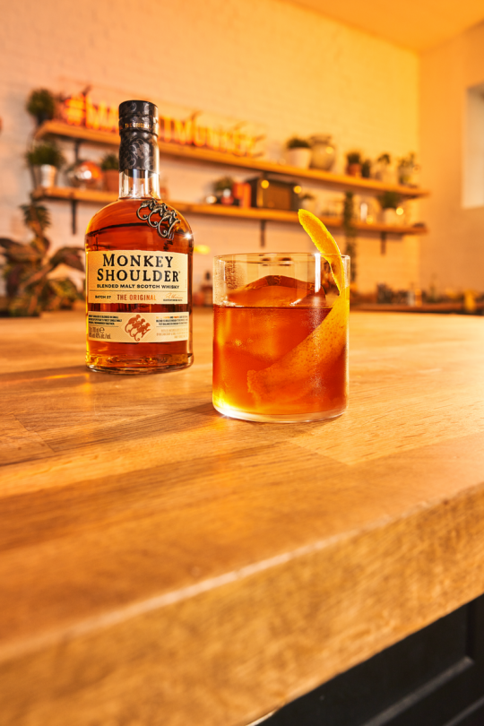 Lazy Old Fashioned Whisky Cocktail Recipe | Monkey Shoulder