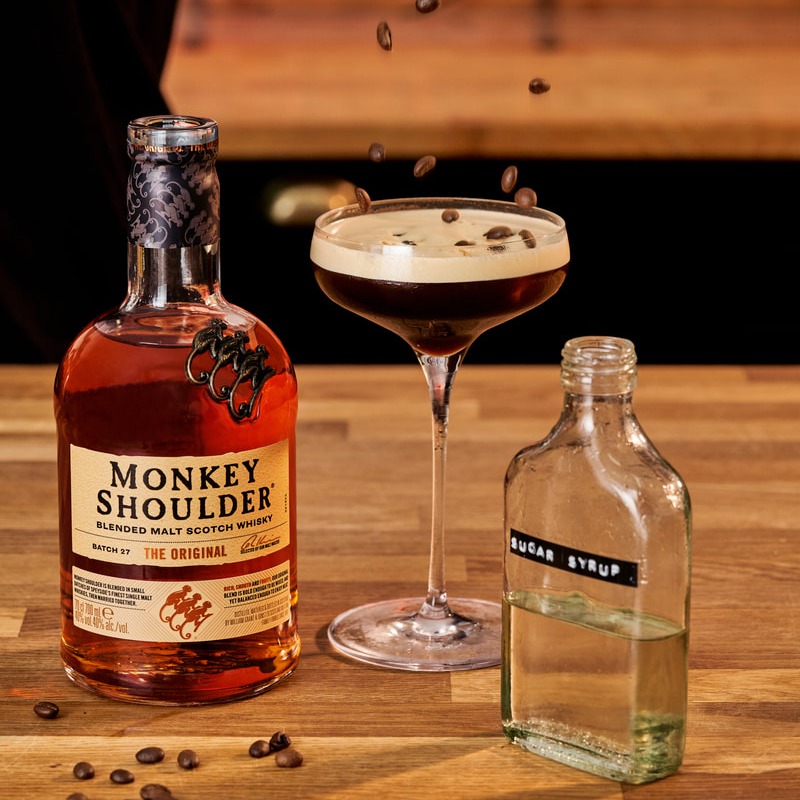 ウイスキーエスプレッソマティーニコーヒーカクテル | Monkey Shoulder