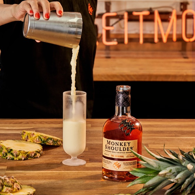 モンキーコラーダウイスキーココナッツカクテル | Monkey Shoulder