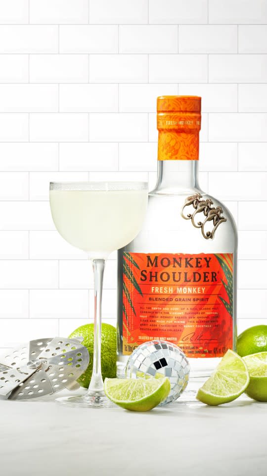 Fresh Monkey Daiquiri Cocktail Recipe Monkey Shoulder