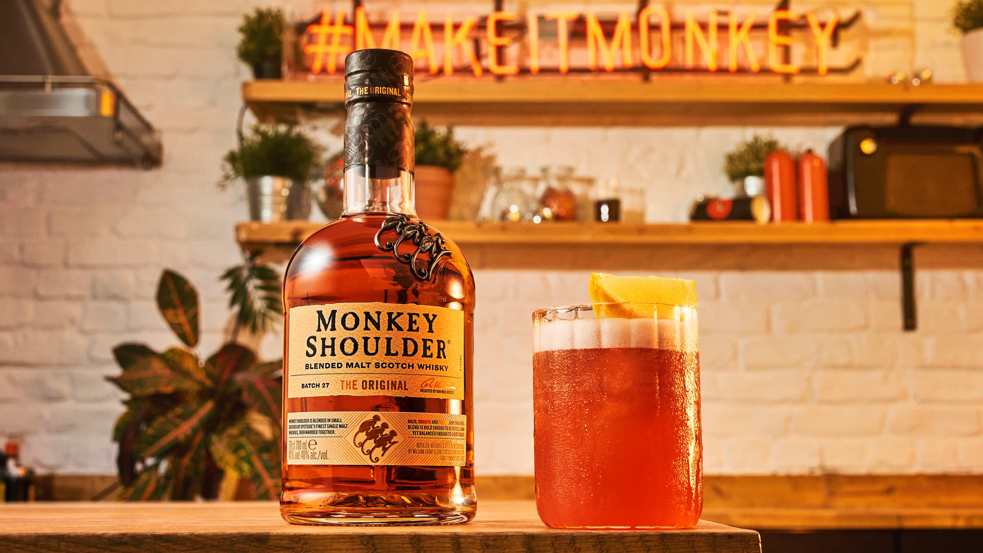 プレミアムブレンデッドモルトスコッチウイスキー | Monkey Shoulder