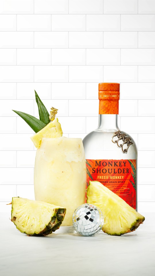 Fresh Monkey Pina Colada Cocktail Recipe | Monkey Shoulder