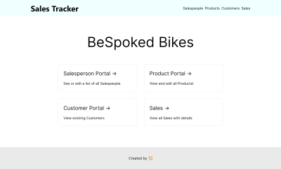 Sales Tracker App