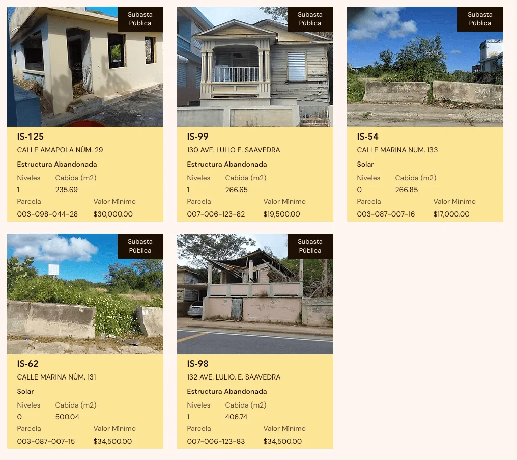 Isabela estrena subastas de vivienda asequible y estorbos públicos: requisitos y fechas