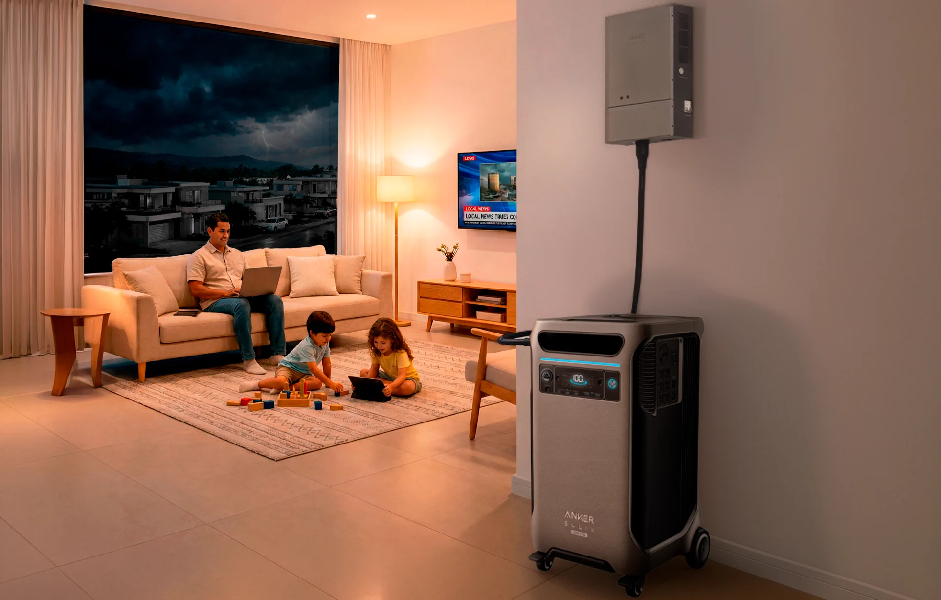 anker batería en el hogar windmar