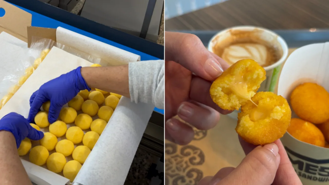 Así se preparan los famosos Sorullo Bites de Meson Sandwiches