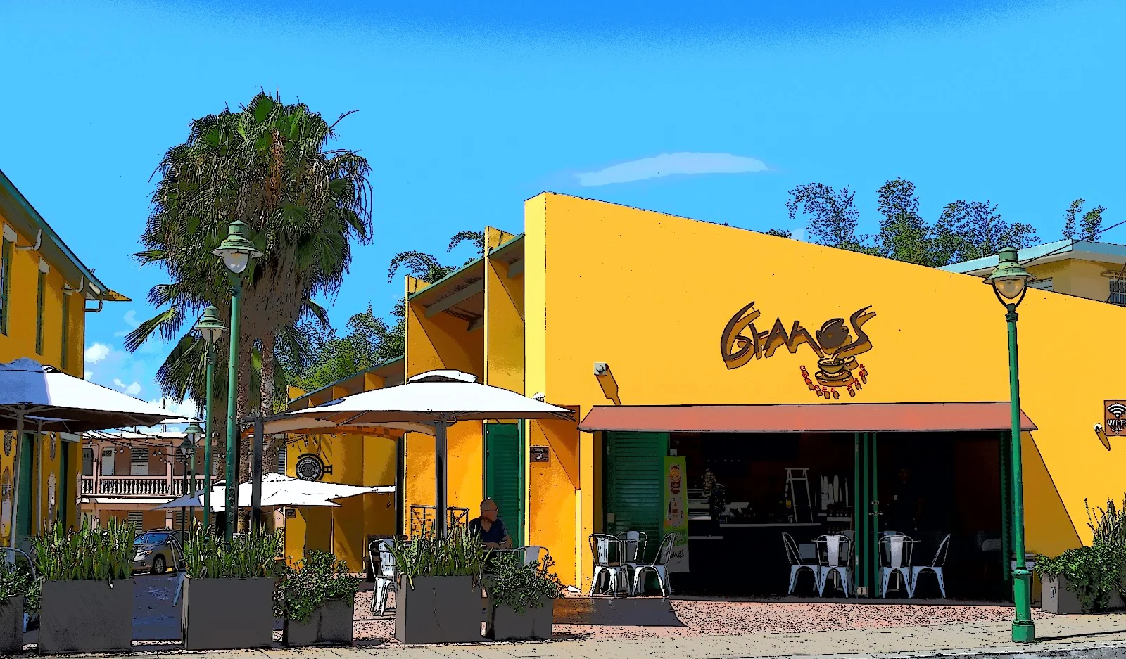 Granos Coffee Shop en Aibonito