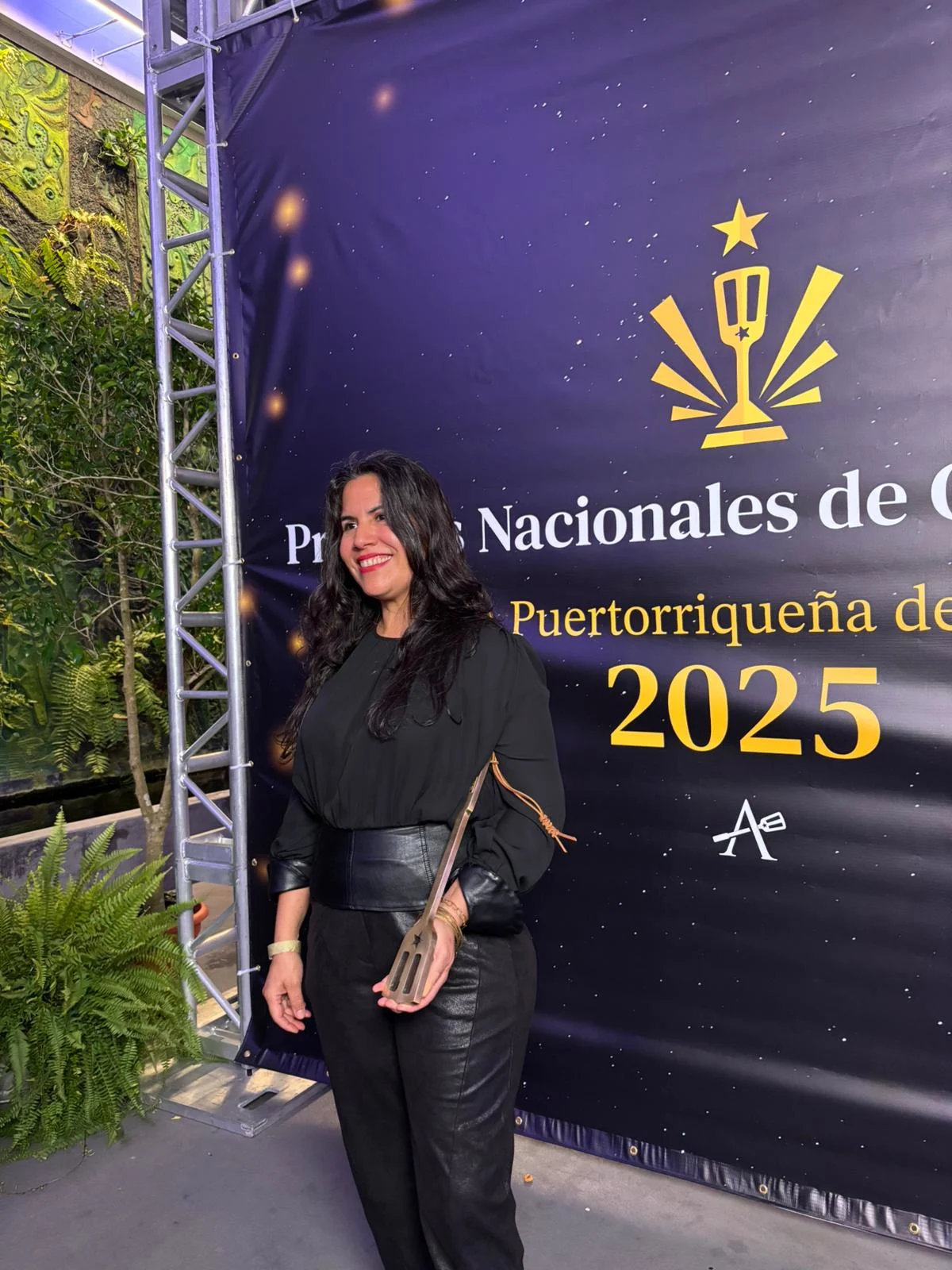 Natalia Vallejo con su espatula