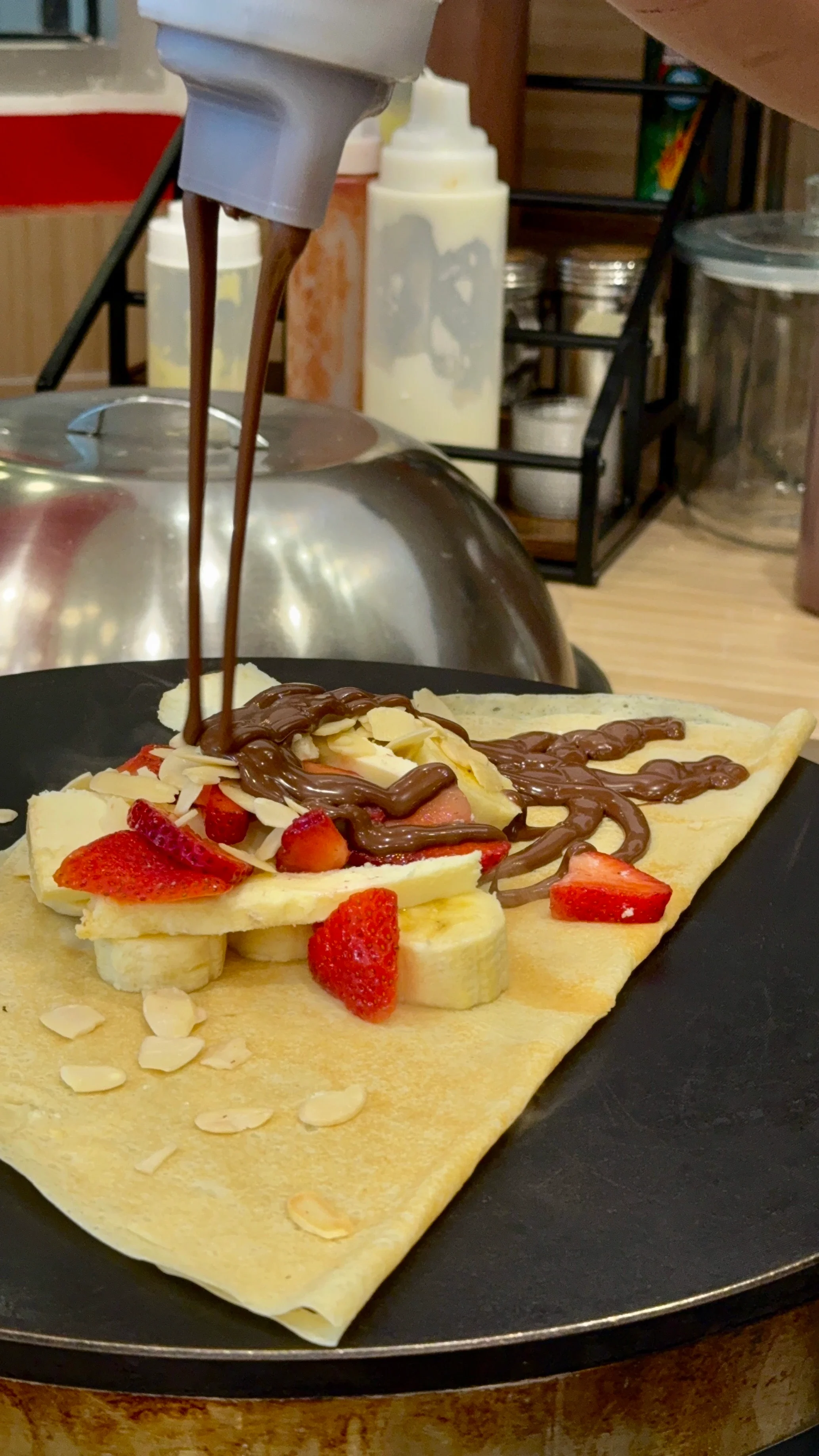 Crepas, almuerzos y postres en San Juan.