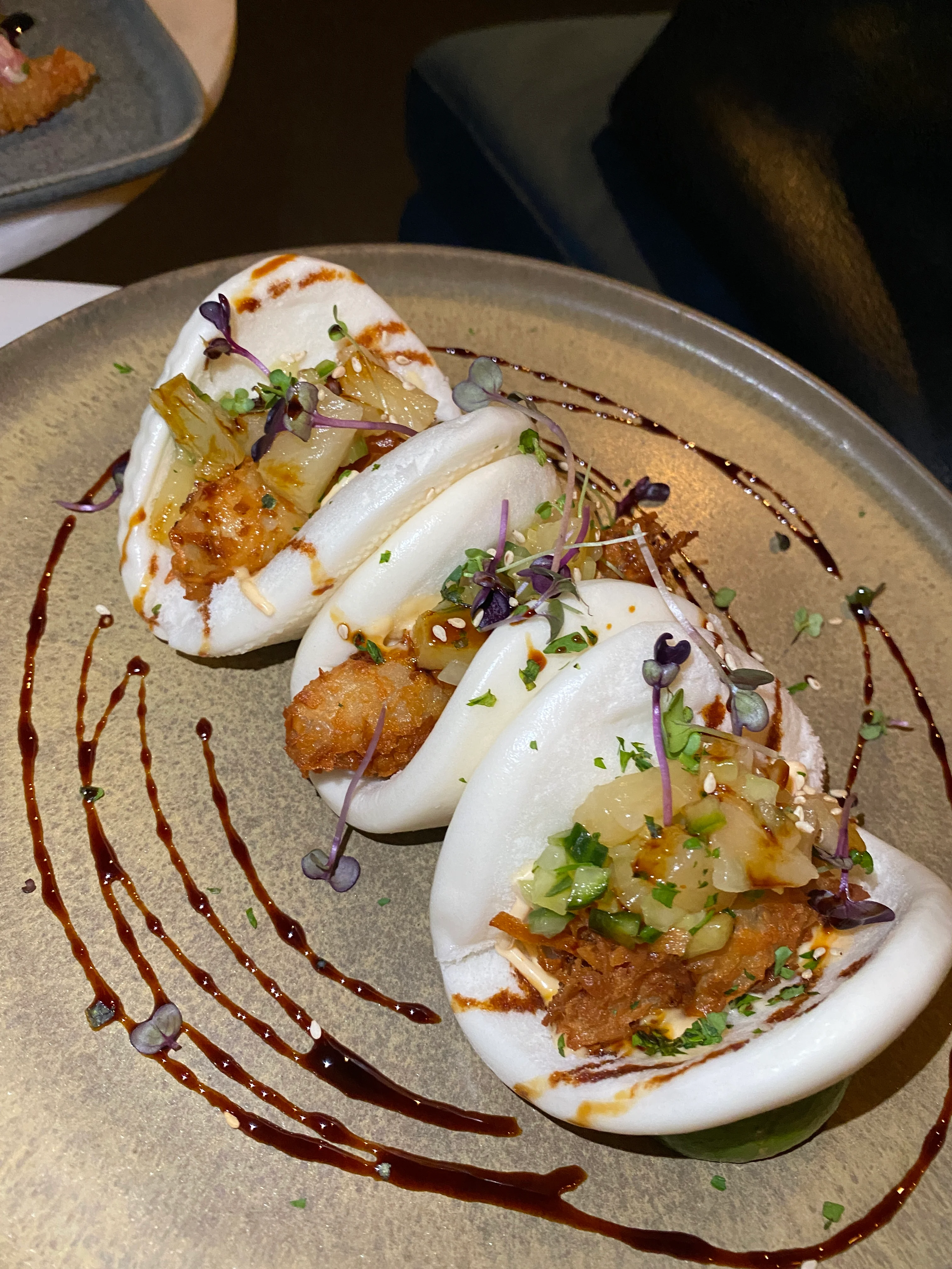 Piña Colada Fish Bao