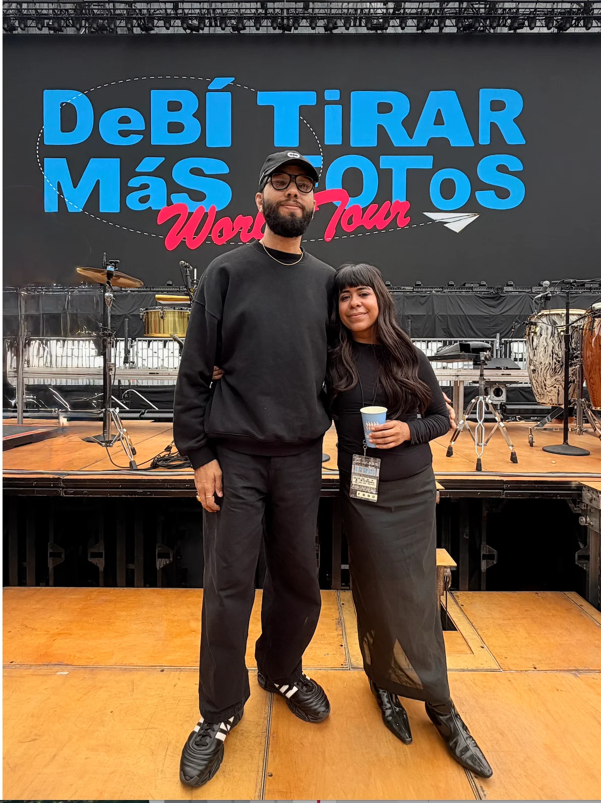 Abner Román y Karla Quiñones en la gira DtMF.