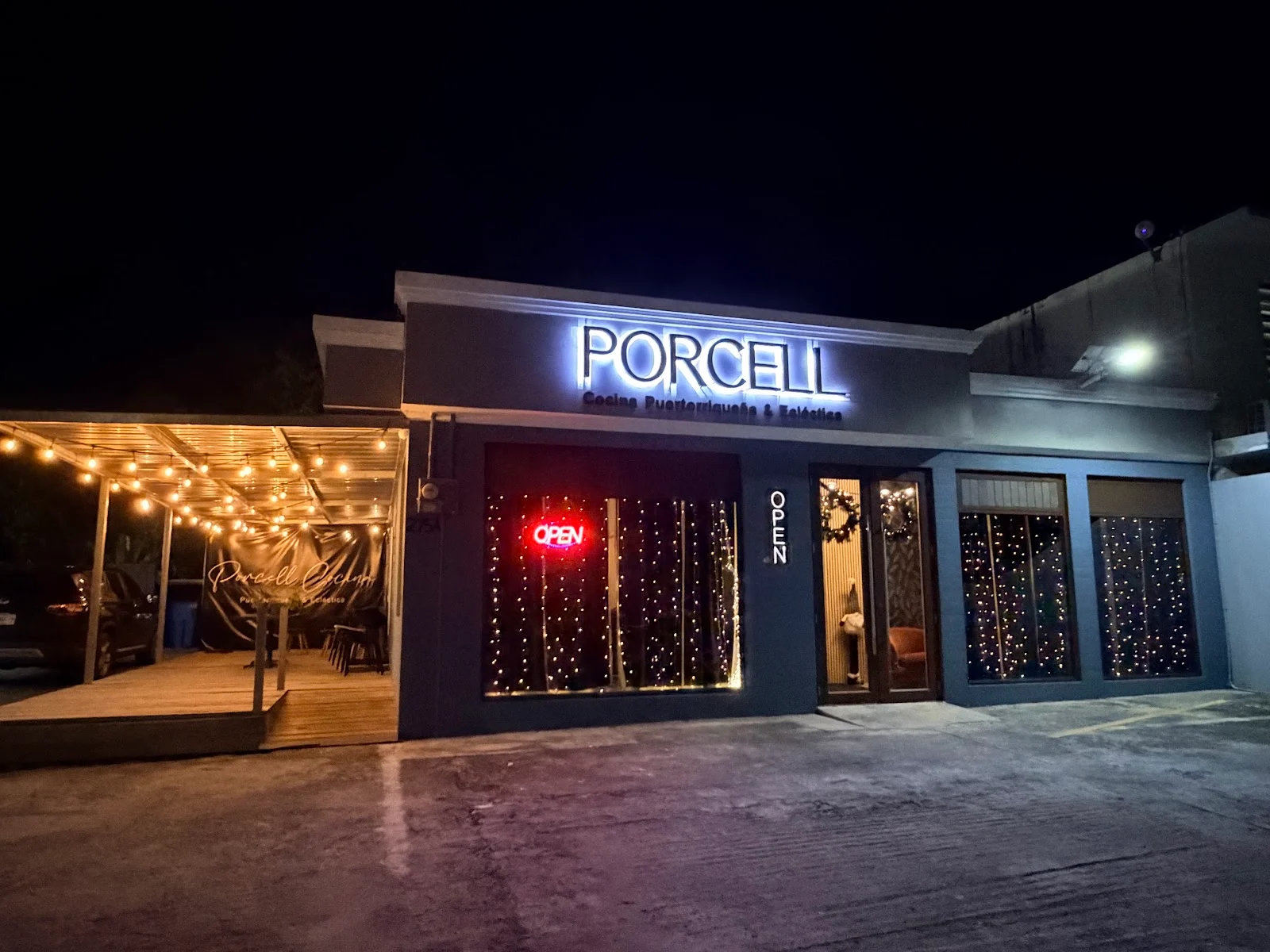 Porcell Cocina Puertorriqueña y Ecléctica