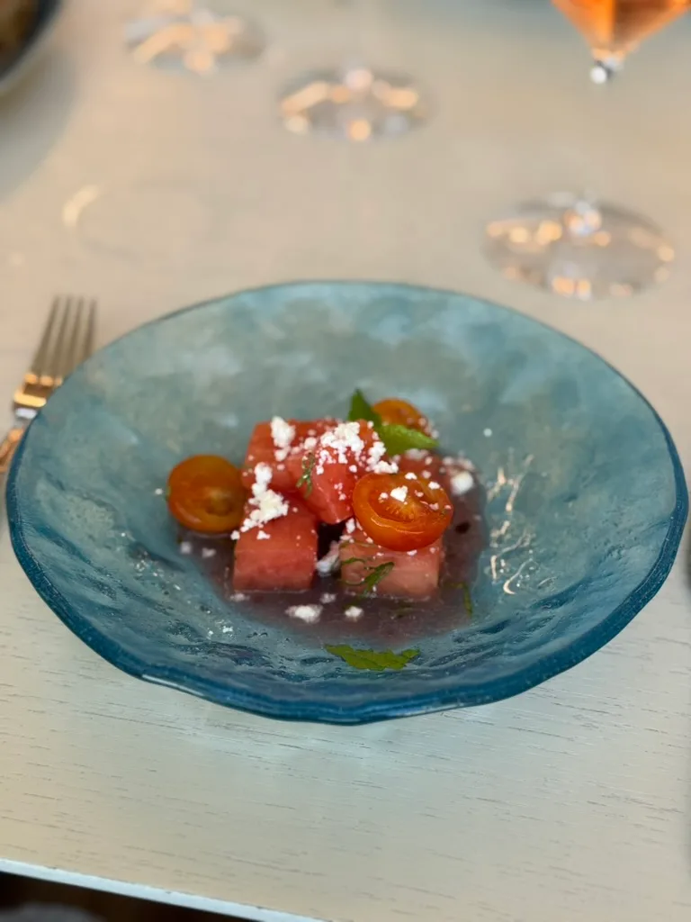 Watermelon, Tomato & Feta Salad