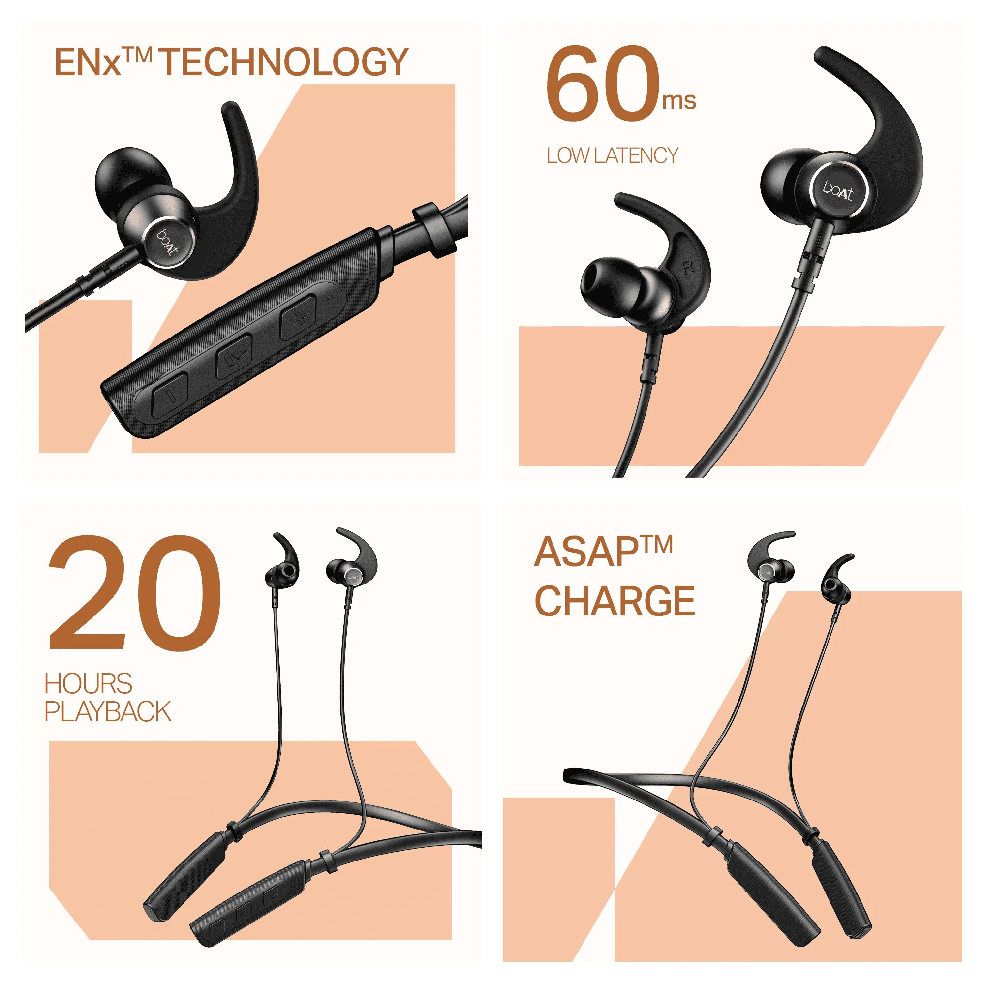 Boat Rockerz 203 Neckband - Image 3