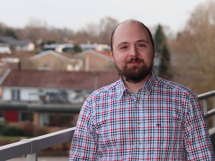 Billede af lagermedarbejder Mihai Gheorghiu